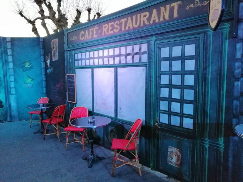 Décor année 20 au restaurant O'Capot à Caluire