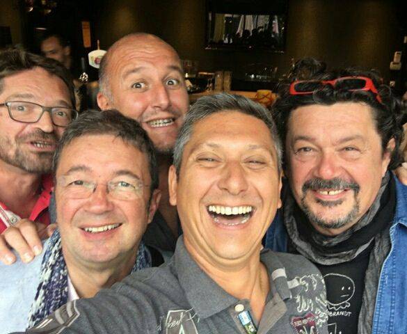 Quand les Guest passent nous rendre visite au restau de Caluire et Cuire