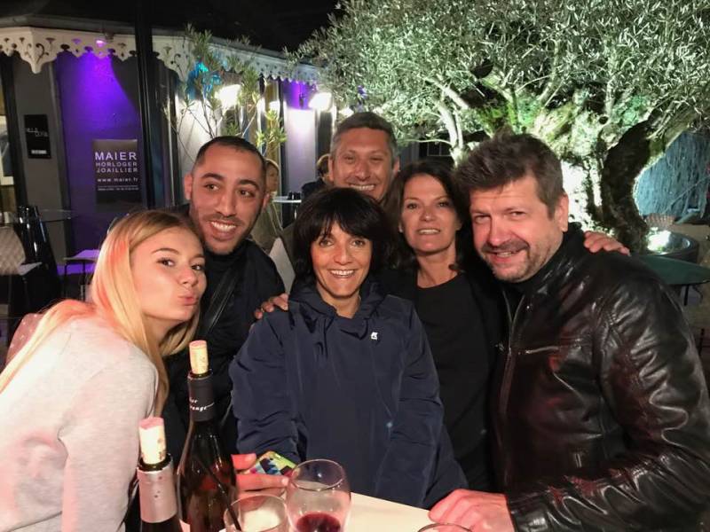 Quand les Guest passent nous rendre visite au restau de Caluire et Cuire