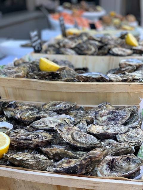 les huitres du restaurant O Capot a Caluire