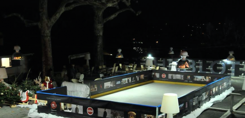 restaurant avec patinoire pour fetes de fin d année à Lyon 2