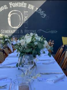 Notre zone d'activité pour ce service Restaurant sympa avec terrasse pour organiser un événement